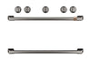 Café Knob and Handle Kit for Freestanding Range in Brushed Black - CXFSGHKPMBT