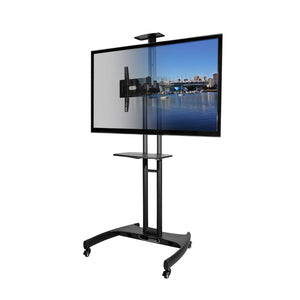 Kanto MTM65PL Height Adjustable Mobile TV Cart with Adjustable Shelf for 37