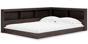 Wolf Full Bookcase Bed - Brown | Lit bibliothèque double Wolf - brun