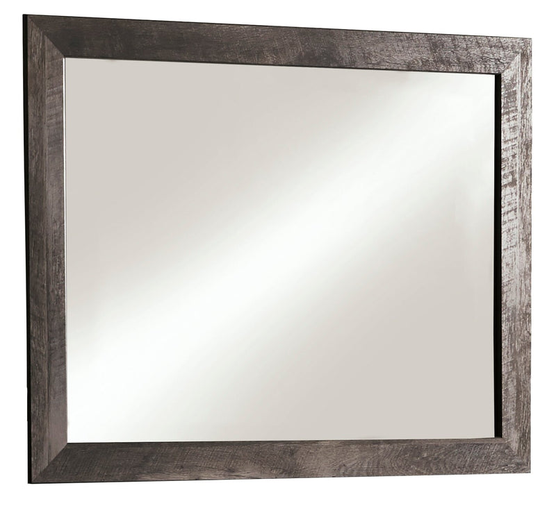 Sawyer Mirror - Contemporary style Mirror in Rustic grey Medium Density Fibreboard (MDF)