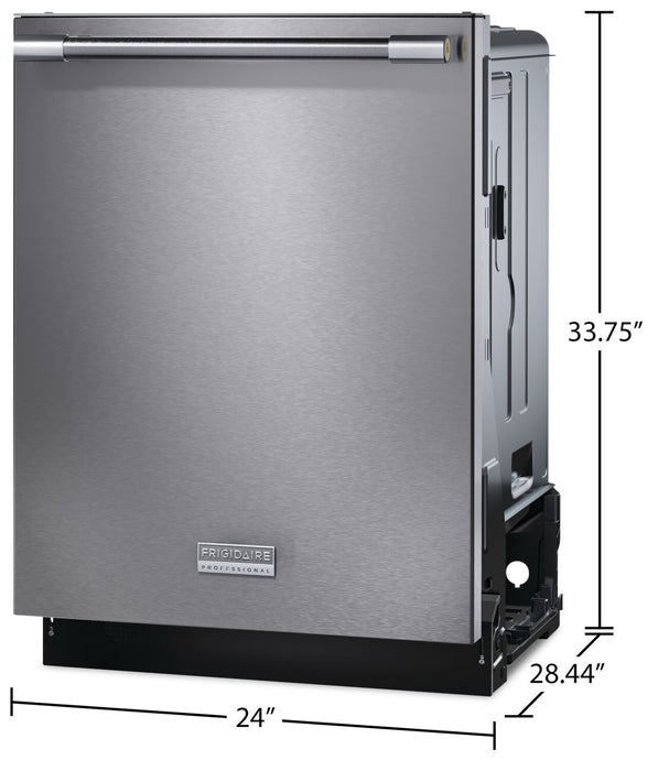 Frigidaire Professional 24\" 47 dBA Built-In Top-Control Dishwasher - Smudge-Proof™ Stainless Steel - PDSH4816AF