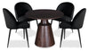 Bali 5-Piece Dining Package - Black