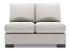 Sofa Lab Track Armless Loveseat - Luxury Silver