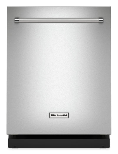 KitchenAid 24" 39 dBA Built-In Top-Control Dishwasher - Stainless Steel with PrintShield™ Finish - K… | Lave-vaisselle encastré KitchenAid de 24 po et de 39 dBA avec commandes sur le dessus - acier inoxyd…