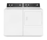 Huebsch 3.2 Cu. Ft. Top-Load Washer and 7 Cu. Ft. Electric Dryer - White 