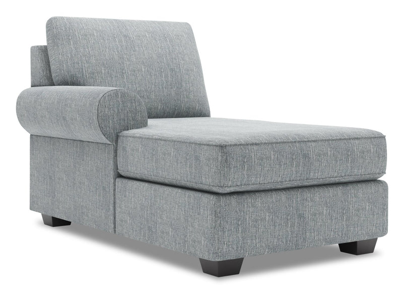 Sofa Lab Roll LAF Chaise - Luna Pewter