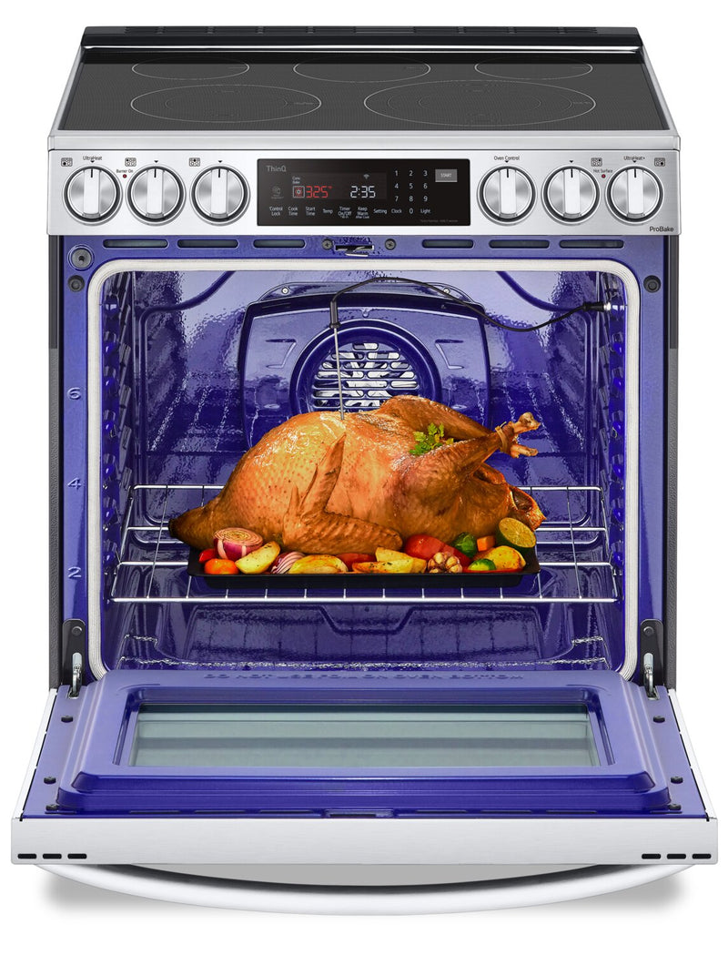 LG 6.3 Cu. Ft. Smart Electric Range with Air SousVide LSEL6337F The Brick