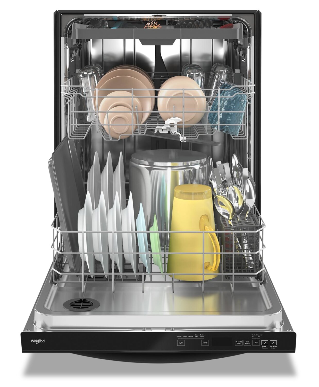 Whirlpool three rack dishwasher online