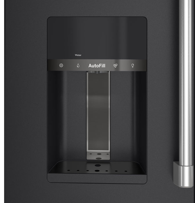 Cafe 36\" 22.3 Cu. Ft. Quad Door Refrigerator - Matte Black - CXE22DP3PD1