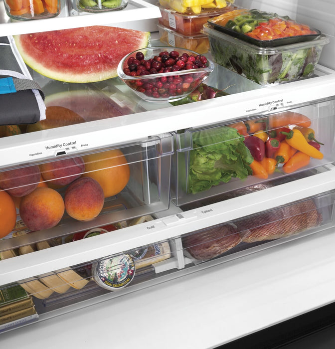 GE 36\" 27 Cu. Ft. French-Door Refrigerator - Stainless - GNE27JYMFS