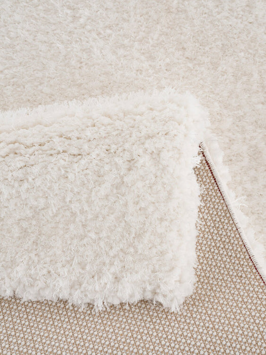 Lawson White Shag Area Rug - 5' x 7'