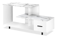 Sara 48” TV Stand - White 