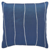 Indoor/Outdoor Striped Accent Pillow - Navy