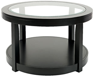 Corey Round Coffee Table - Black