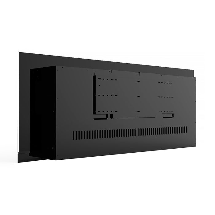 Billy 50\" Modern Wall Mounted Electric Fireplace - Black