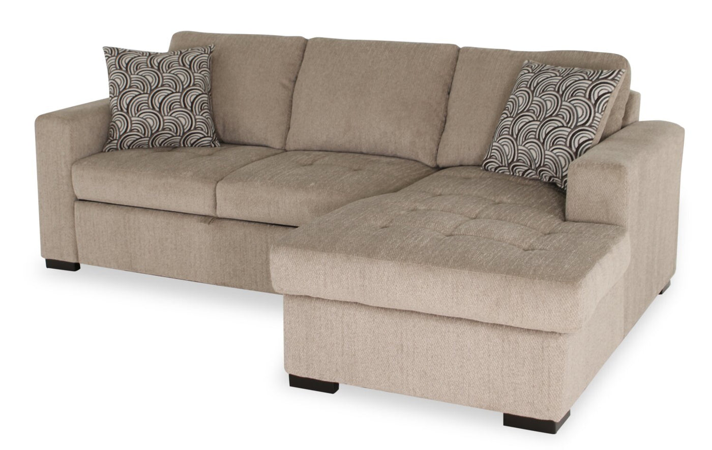 Sectional Belleville de The Brick con chaise longue lateral