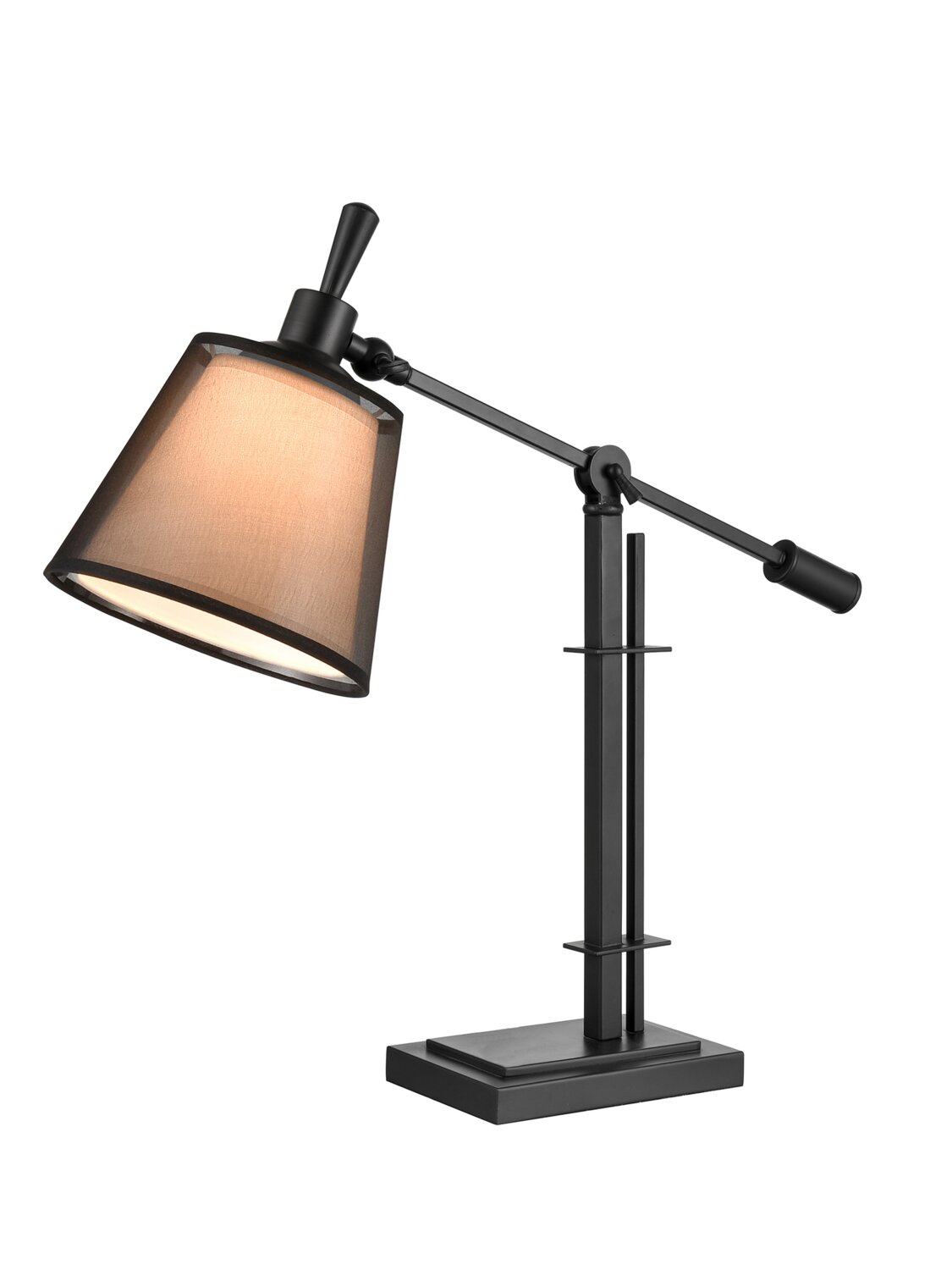 Carter 24 Industrial Desk Task Lamp with USB Charging