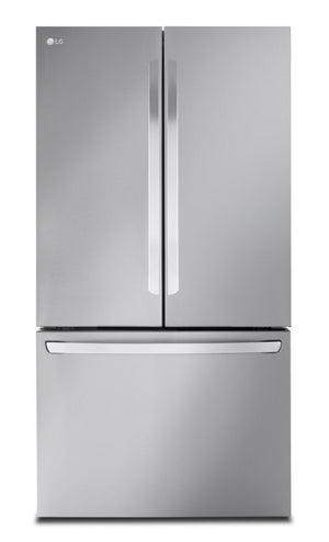 LG 26.5 Cu. Ft. Counter-Depth French-Door Refrigerator - LRFLC2706S | Réfrigérateur LG de 26,5 pi³ à portes françaises de profondeur comptoir - LRFLC2706S | LRFLC27S
