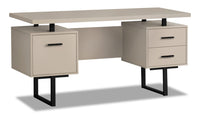 Teagan Reversible Desk - Light Taupe 