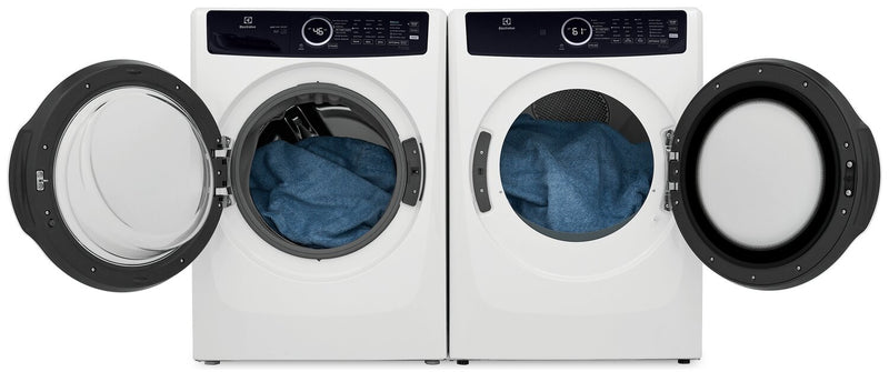 Electrolux 5.2 Cu. Ft. Front-Load Washer and 8 Cu. Ft. Electric Dryer - White