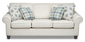 Scarlett Chenille Sofa - Ecru | Sofa Scarlett en chenille - écru | SCARBGSF