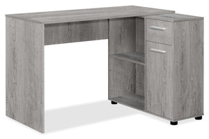 Bristol L-Shaped Desk - Grey