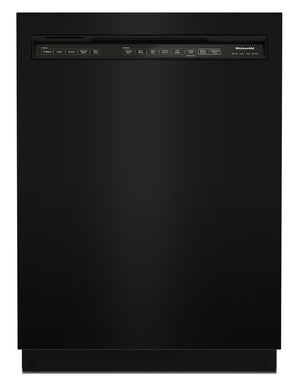 KitchenAid 47 dB Front-Control Dishwasher with ProWash™ Cycle - KDFE104KBL