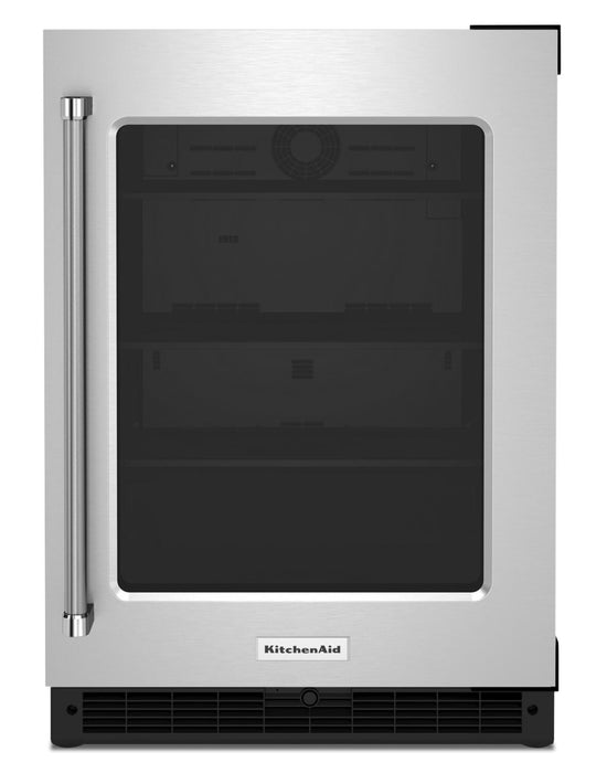KitchenAid 24\" 5.2 Cu. Ft. Undercounter Refrigerator Refrigerator - Stainless Steel - KURR214KSB