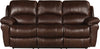 Kobe Genuine Leather Power Reclining Sofa - Brown 