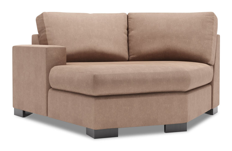 Sofa Lab Track LAF Cuddler - Pax Wicker