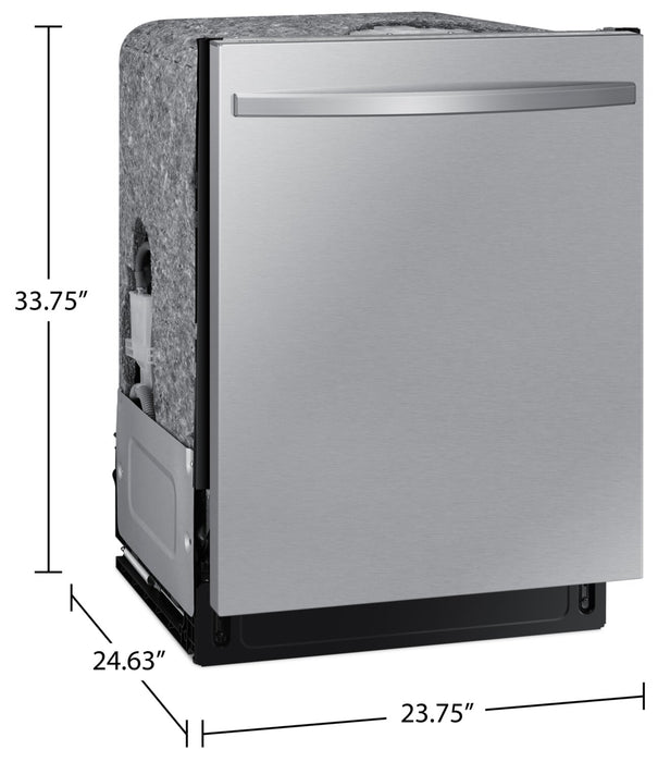 Samsung 24\" 46 dBA Built-In Top-Control Dishwasher with 3rd Rack - DW80CG5451SRAA