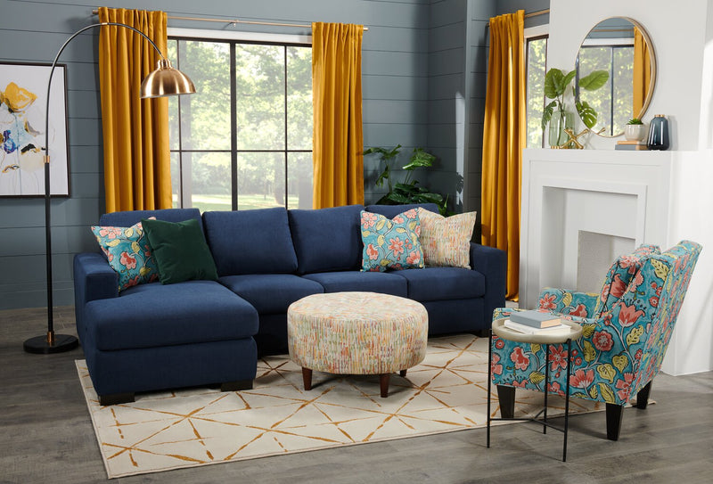 Sofa Lab Track LAF Chaise - Pax Navy