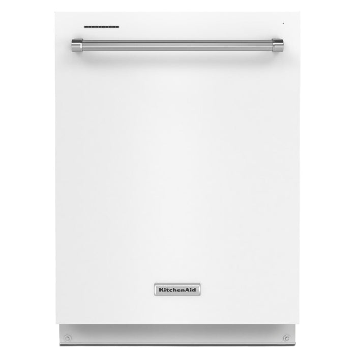 KitchenAid 24\" 39 dBA Built-In Top-Control Dishwasher with Third Rack - White - KDTE204KWH