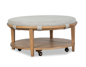 Rhett Round Coffee Table - Grey