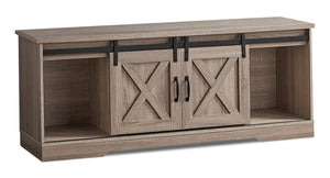 Marston 60” TV Stand - Dark Taupe | Meuble pour téléviseur Marston de 60 po - taupe foncé | MARDTTVS
