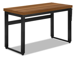 Kai Height-Adjustable Desk - Walnut
