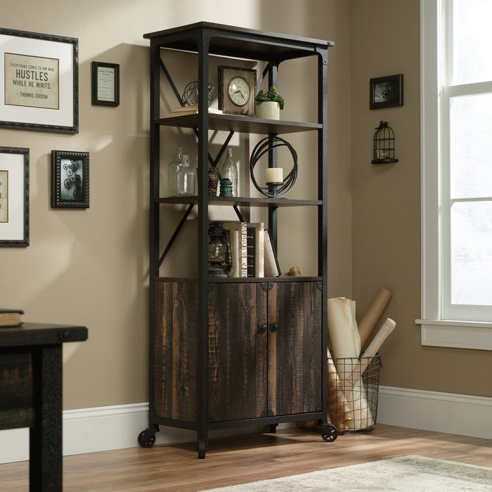 Lewis Office Credenza - Carbon Oak