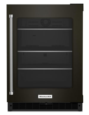 KitchenAid 5.2 Cu. Ft. Right-Opening Under-Counter Refrigerator - KURR314KBS | Réfrigérateur sous le comptoir KitchenAid de 5,2 pi³ avec ouverture vers la droite - KURR314KBS | KURR314B