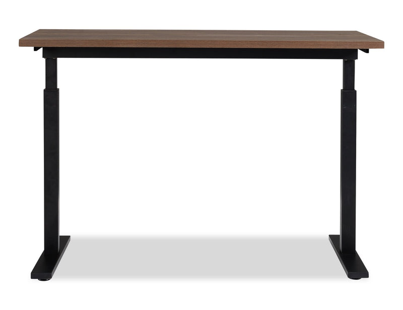 Novah 47.25\" Height-Adjustable Office Desk - Brown
