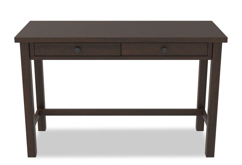 Camiburg 47.25\" Office Desk with 2-Drawers - Brown