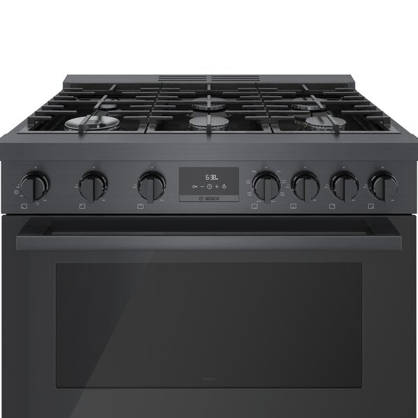 Bosch 800 Series 3.5 Cu. Ft. Dual Fuel Freestanding Range - HDS8645C