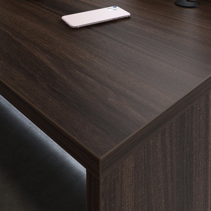 Affirm 71.10\" Commercial Grade Office Desk - Noble Elm