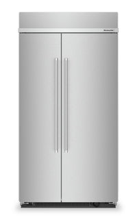 KitchenAid 25.5 Cu. Ft. Built-In Side-by-Side Refrigerator - KBSN702MPS 