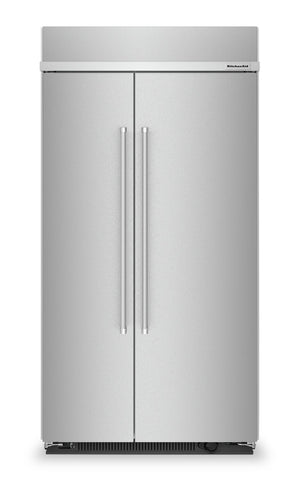 KitchenAid 25.5 Cu. Ft. Built-In Side-by-Side Refrigerator - KBSN702MPS