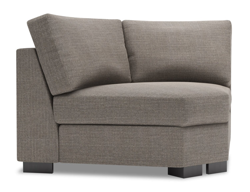 Sofa Lab Track Curved Wedge - Luna Smoke