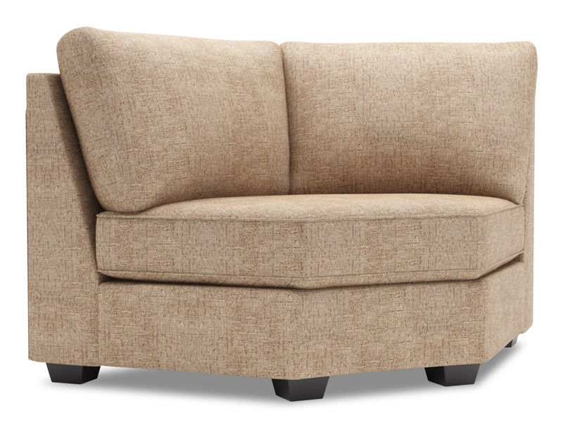 Sofa Lab Roll Curved Wedge - Luxury Taupe