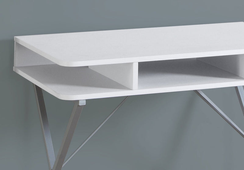 Laura 31.5\" with Open Shelves - White