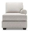 Sofa Lab Roll RAF Chaise - Luxury Silver
