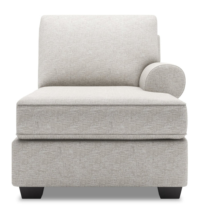 Sofa Lab Roll RAF Chaise - Luxury Silver