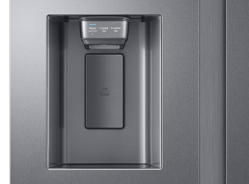Samsung 36\" 21.5 Cu. Ft. Side-by-Side with Family Hub Refrigerator - Stainless Steel - RS22T5561SR/AC